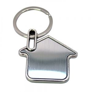 LLAVERO CASA-PLATA personalizada